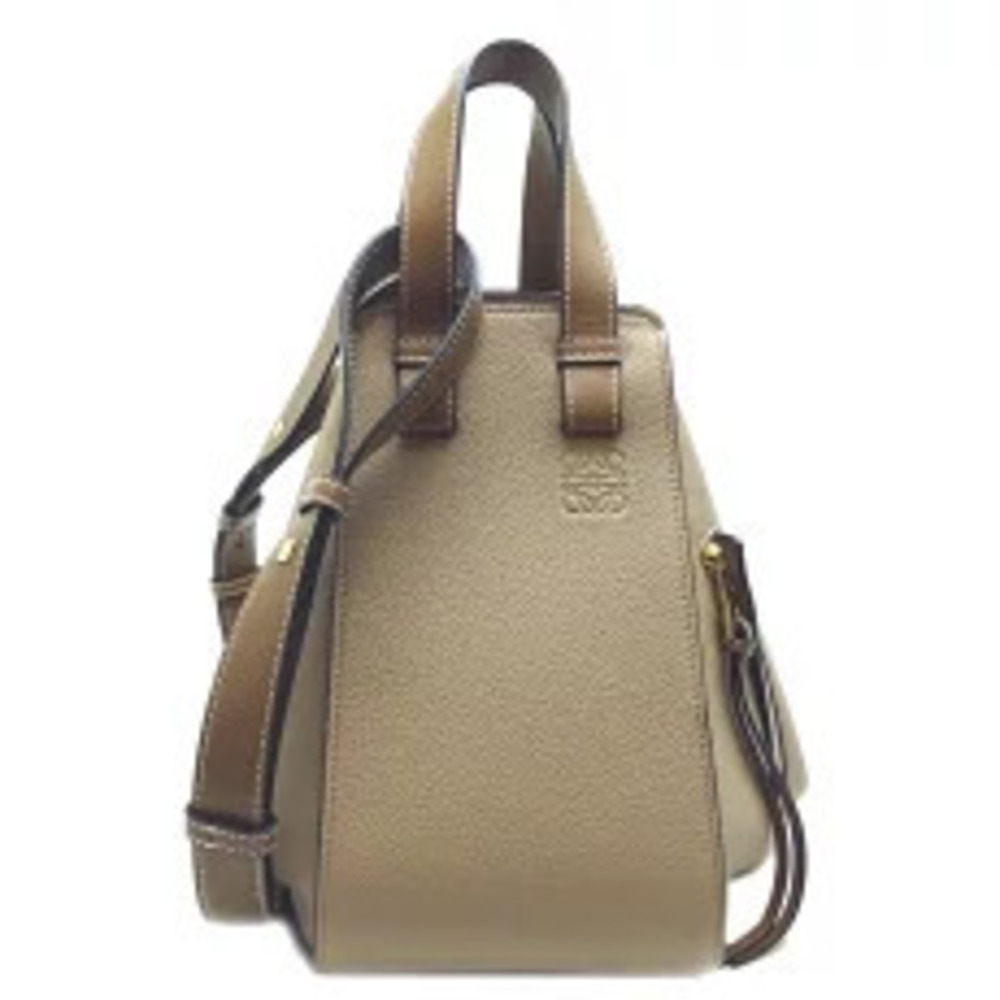 Loewe Hammock Shoulder Bag Calfskin Beige Sand
